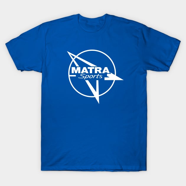 Vintage Matra Sports emblem - White T-Shirt by retropetrol